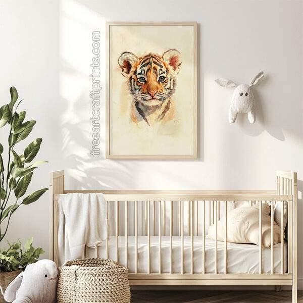 Baby Tiger Poster