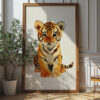 Baby Tiger Nursery Wall Art