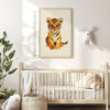 Baby Tiger Nursery Wall Art