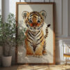 Baby Tiger Kids Wall Art