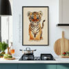 Baby Tiger Kids Wall Art