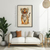 Baby Tiger Kids Wall Art