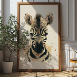 Baby Zebra Poster