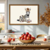 Zebra Foal Wall Art