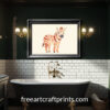 Zebra Kids Room Wall Art