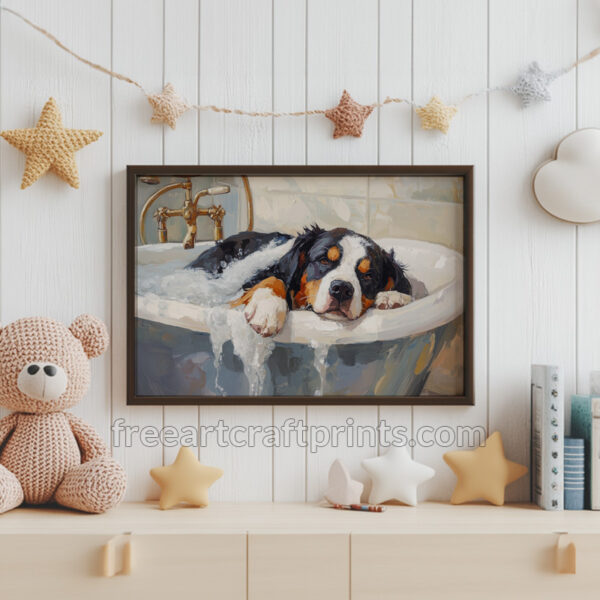 Bernese Mountain Dog In Bath