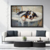 Bernese Mountain Dog In Bath