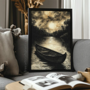 Eerie Boat Print