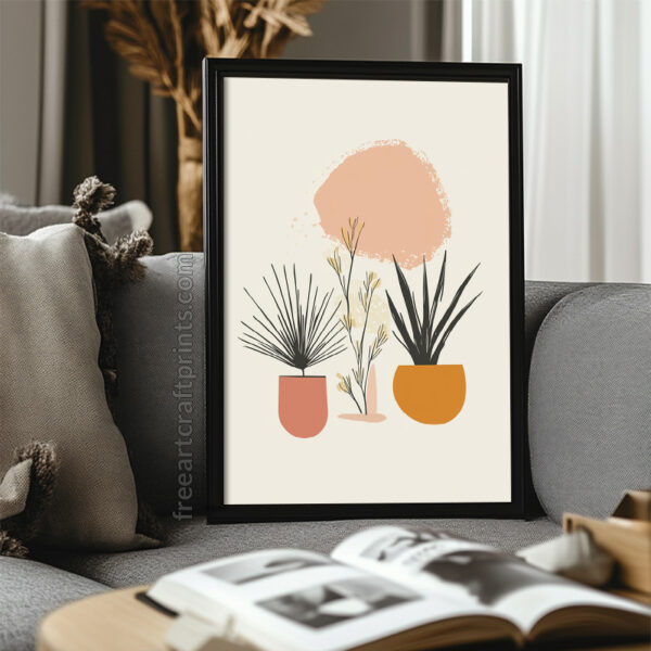 Boho Flower Wall Art