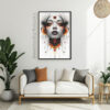 Free Futuristic Boho Goddess Abstract Printable Wall Art (portrait)