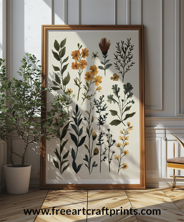 Boho Botanical Poster