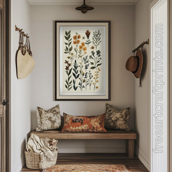 Boho Botanical Poster