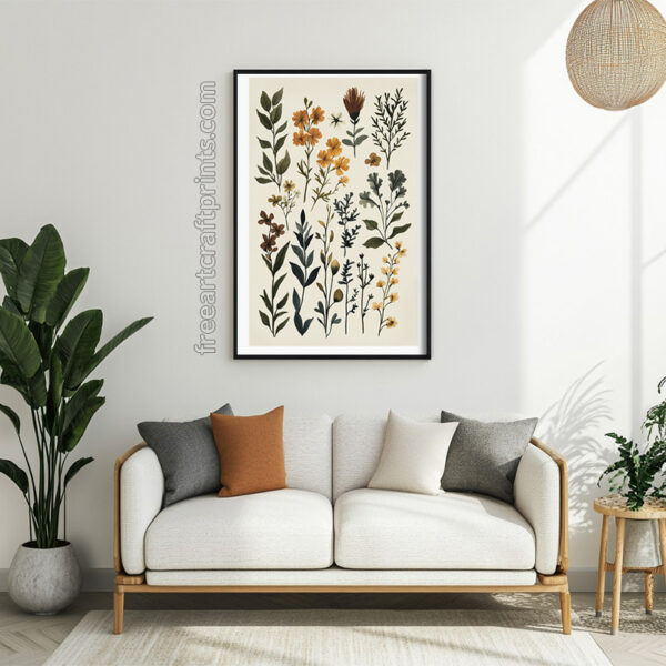 Boho Botanical Poster