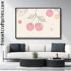 Boho Cherries Wall Art