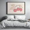 Boho Cherries Wall Art