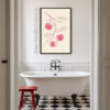 Boho Cherries Poster