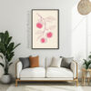 Boho Cherries Poster