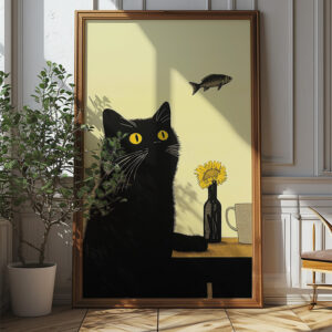 Cat Dreams Wall Art