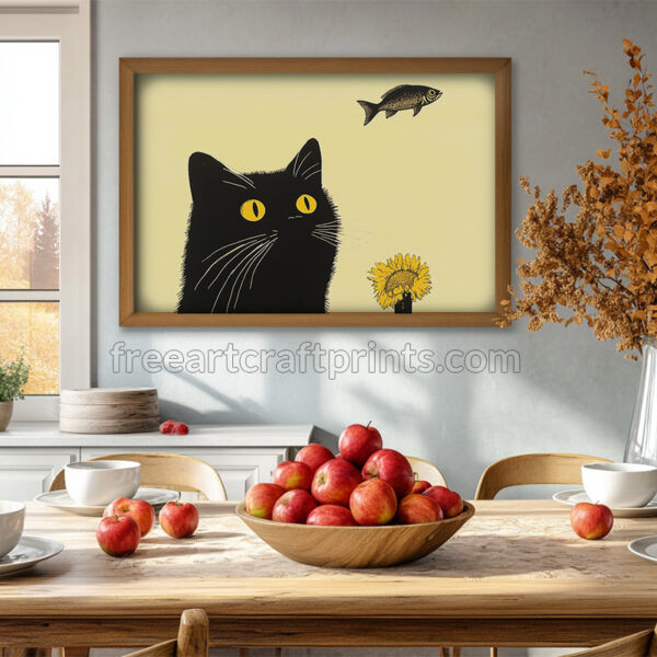 Cat Dreams Wall Art