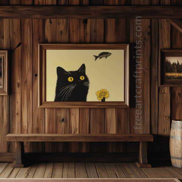 Cat Dreams Wall Art