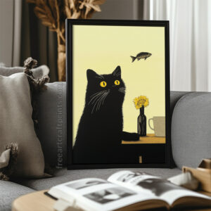 Cat Dreams Wall Art