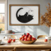 Cat Yin Yang Wall Art