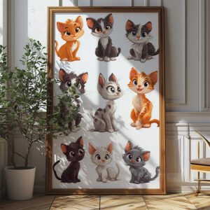 Cute Cats Wall Art