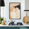 Cuddling Cats Wall Art