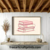 Minimalist Book Wall Art