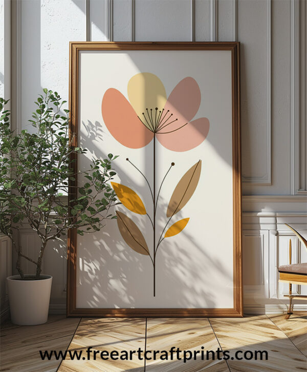 Boho Flower Poster