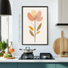 Boho Flower Poster