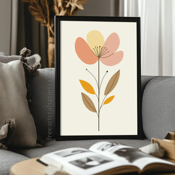 Boho Flower Poster