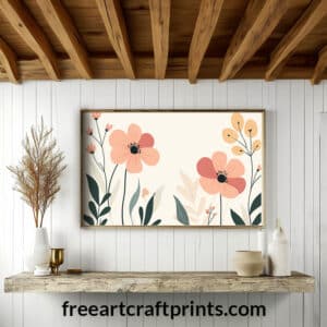 Floral Boho Poster