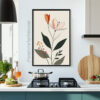 Elegant Boho Flower Wall Art