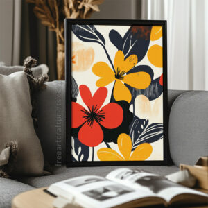 Floral Boho Wall Art