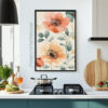 Soft Boho Poppies Poster