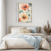 Soft Boho Poppies Poster