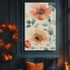 Soft Boho Poppies Poster