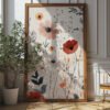 Pretty Boho Flowers Wall Art