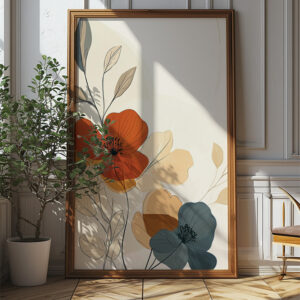 Charming Boho Flower Wall Art