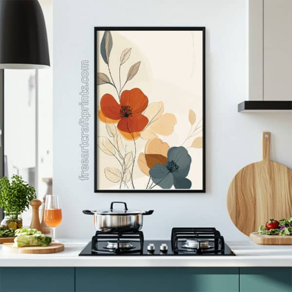 Charming Boho Flower Wall Art