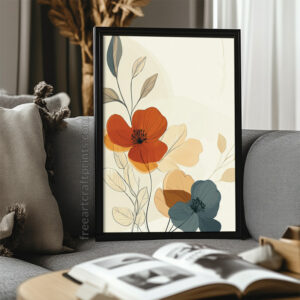 Charming Boho Flower Wall Art