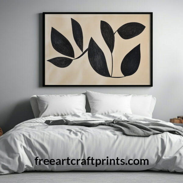 Boho Abstract Leaves