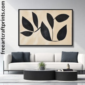 Boho Abstract Leaves