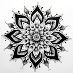 Black And White Mandala