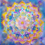 Dreamy Pastel Mandala Art - Free Printable Download For Colourful Home Decor And Crafting (square, 300 Dpi)